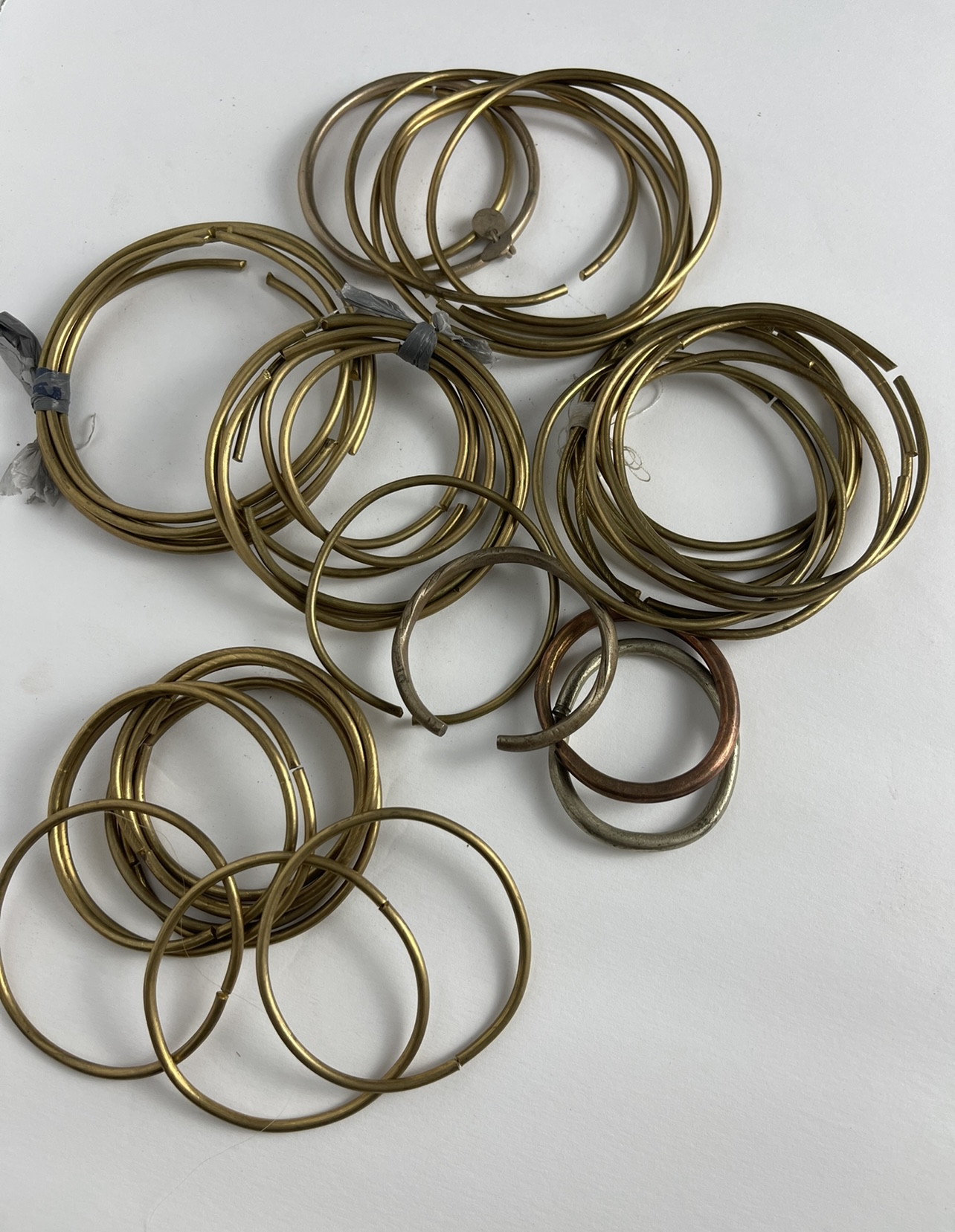 IDE WEWE (Set of Osun brass bangles)
